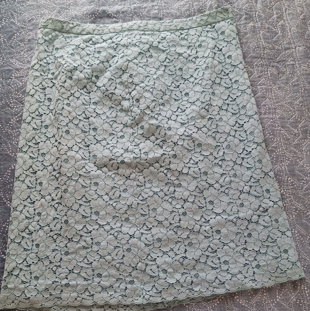 Merona Light Blue Lace Dress - Picture 2 of 6